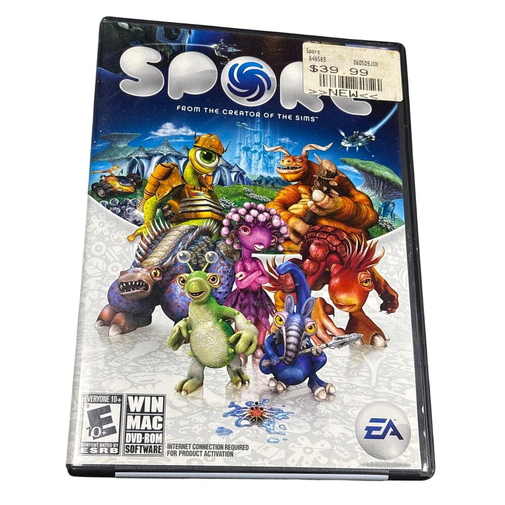 SPORE (PC and Mac) by the creator of Sims - manual included video game EA 2008